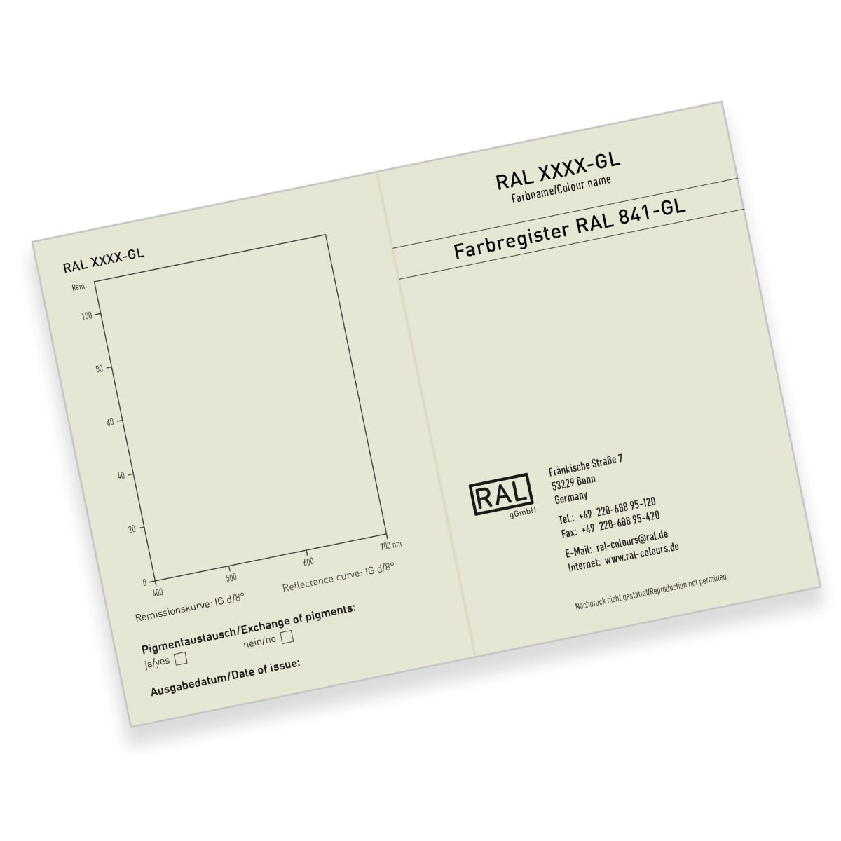 RAL 841-GL Standard